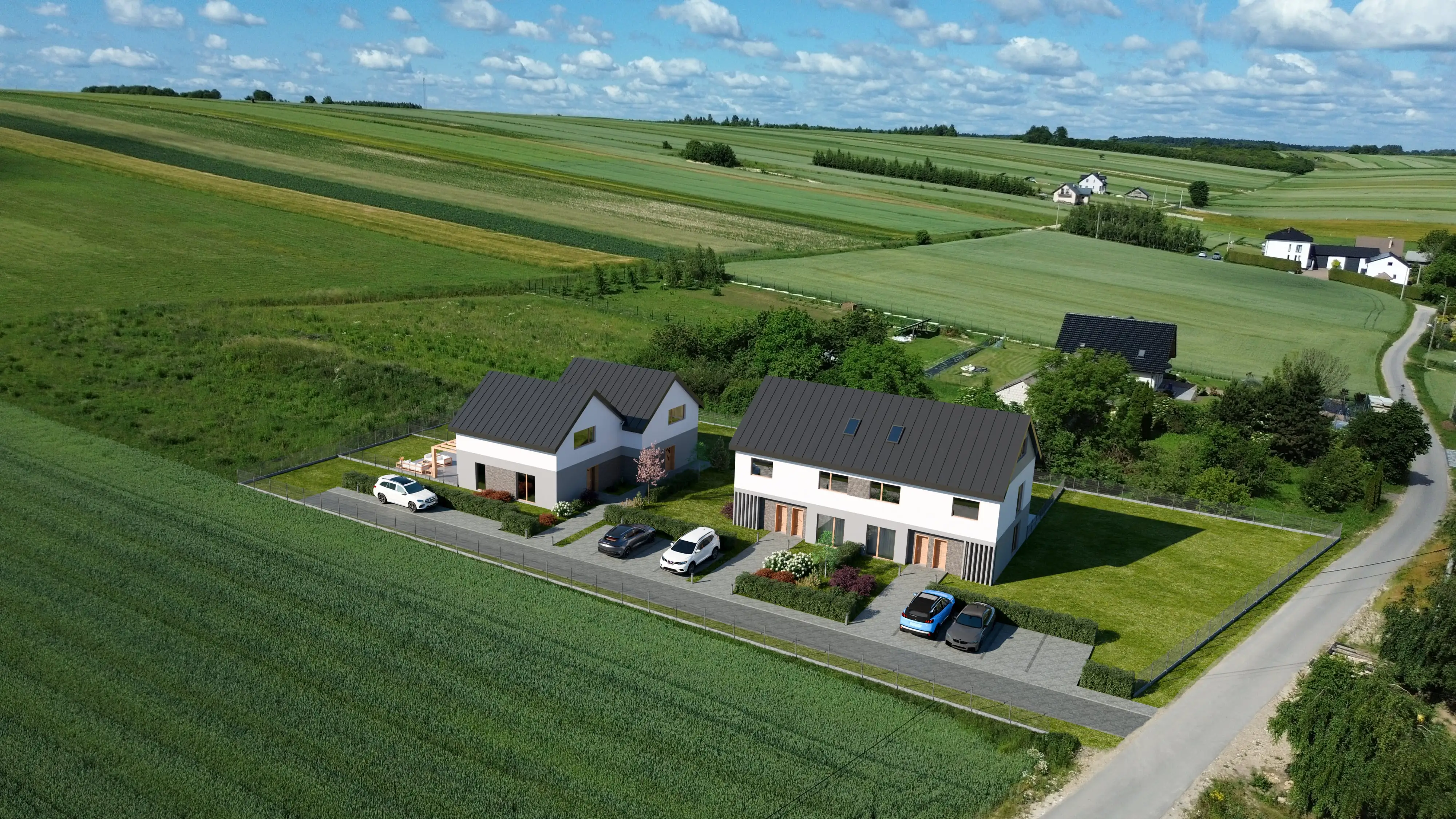 Widok z góry inwestycji